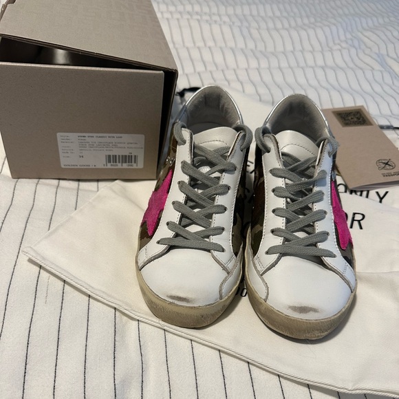 Golden Goose Super Star Camouflage Size 36 - Picture 2 of 7